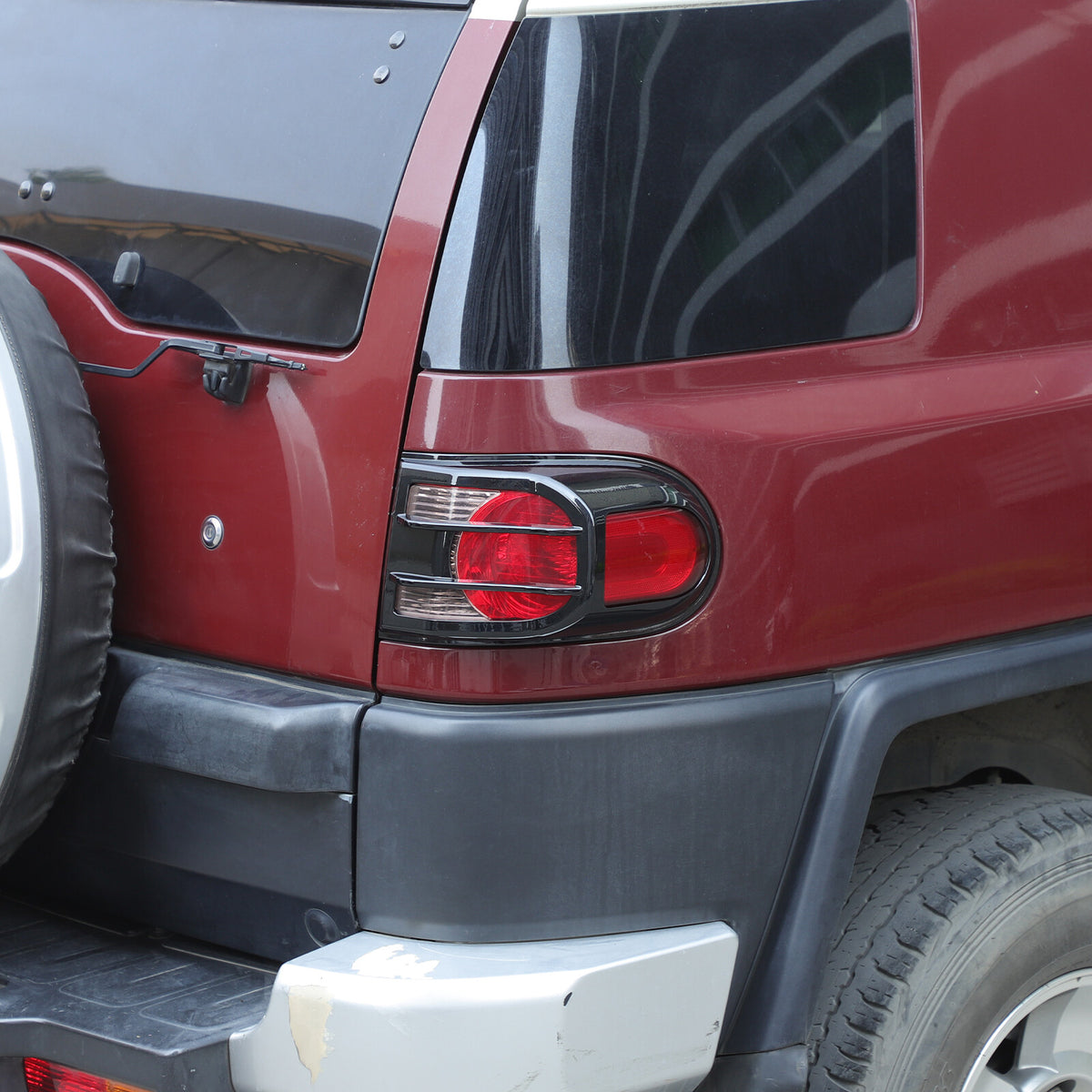 Piano Glossy Black ABS Tail Light Cover Trim For Toyota FJ Cruiser 2007-2021 US 11