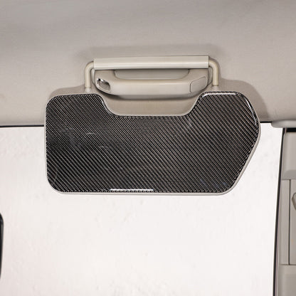 Carbon Fiber Sun Visor Panel Sticker For Toyota FJ Cruiser 2007-2021 4