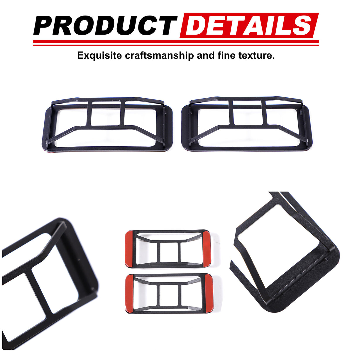 Steel Front Fog Light Lamp Cover Trim Ring For Toyota Land Cruiser LC250 24+ 8