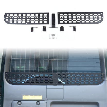 Rear Window Storage Barrier Molle Panel For Toyota Prado 2003-2009 6