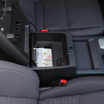 Center Console Safe GUN Storage Lock Box W/ TRAY For Nissan Frontier 2022+ 7