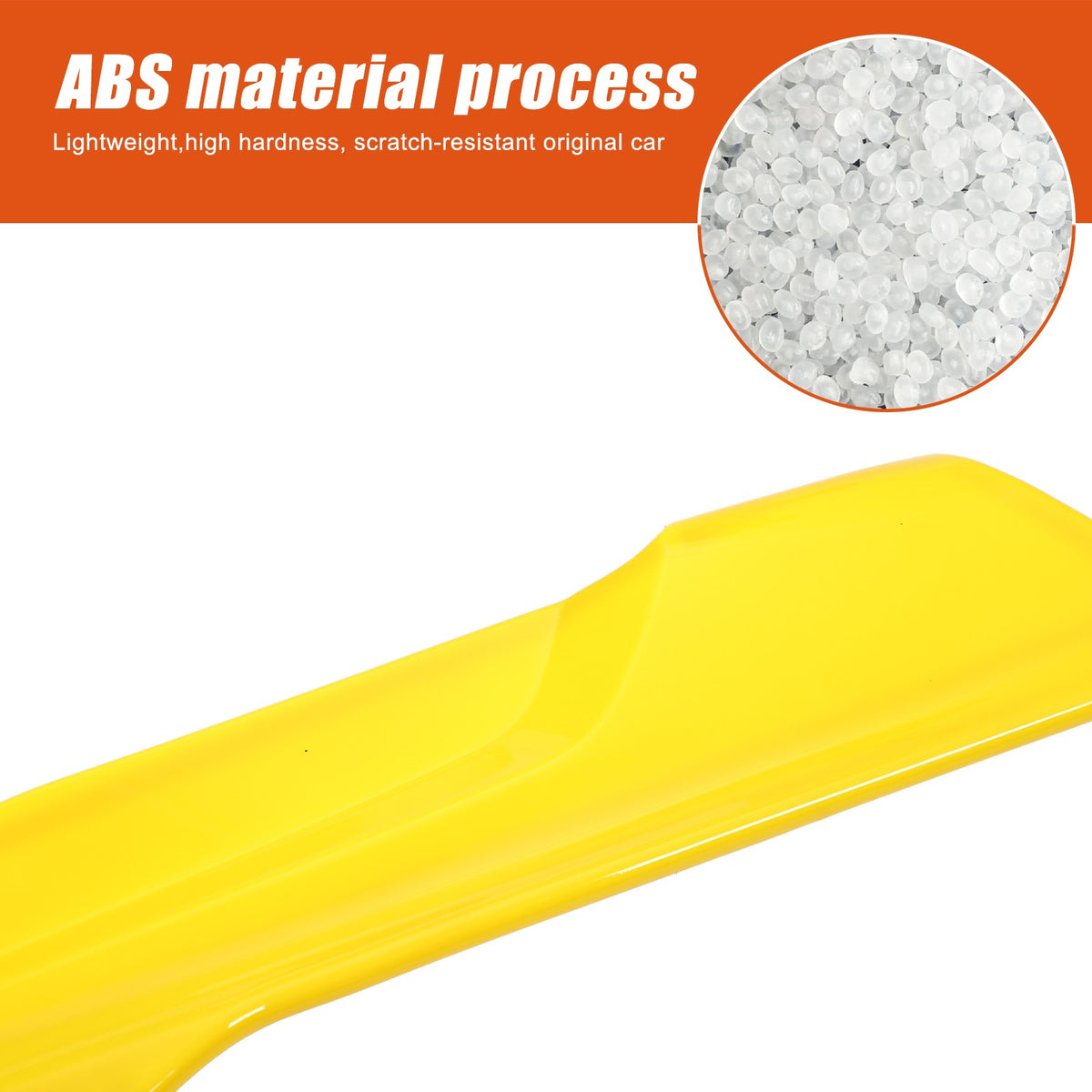 Yellow ABS Center Console Lower Armrest Box Panel Trim For Corvette C8 2020+ 11