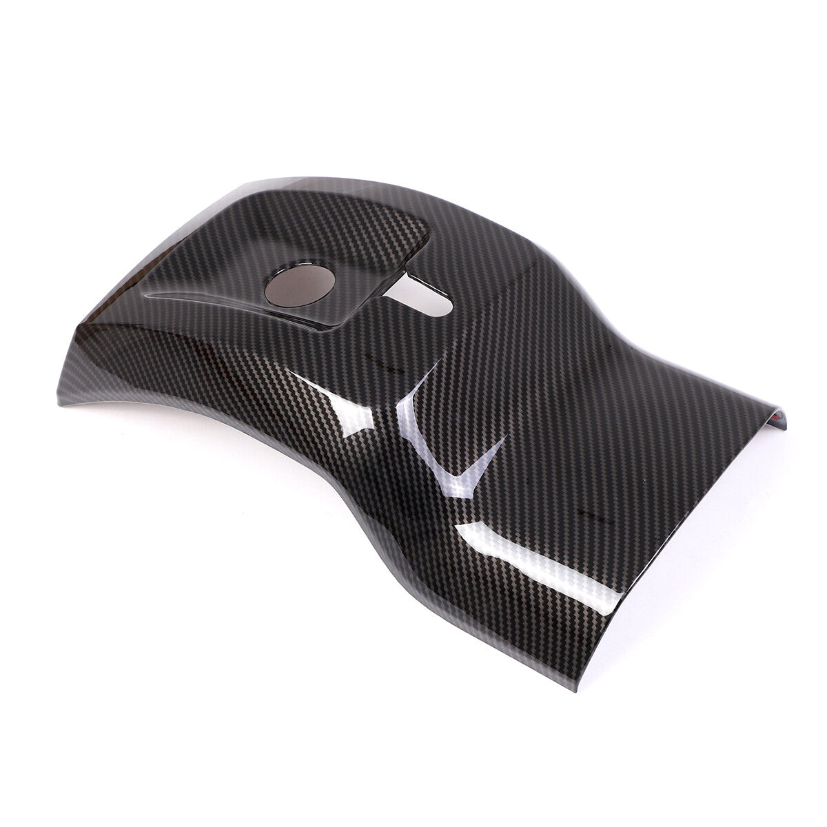 Carbon Fiber style Rear Air Outlet Vent Trim Cover Frame For Ford Maverick 2022 11