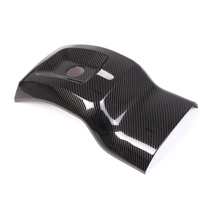Carbon Fiber style Rear Air Outlet Vent Trim Cover Frame For Ford Maverick 2022 11