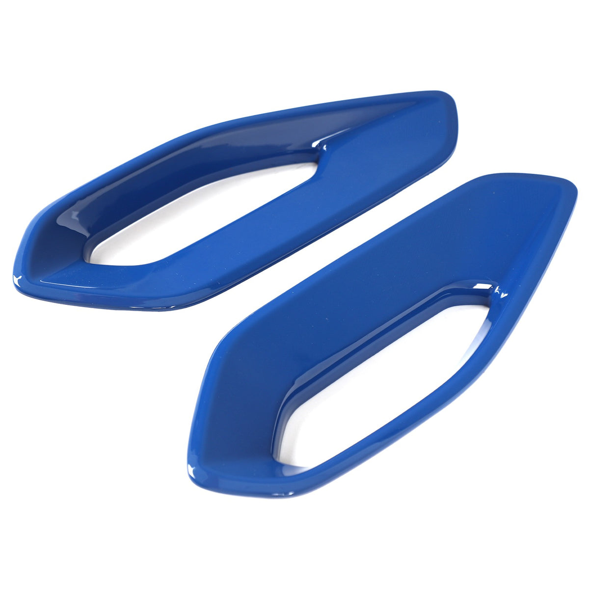 ABS Blue Center Console Side Armrest Frame Trim For Nissan Frontier 2022+ US 4