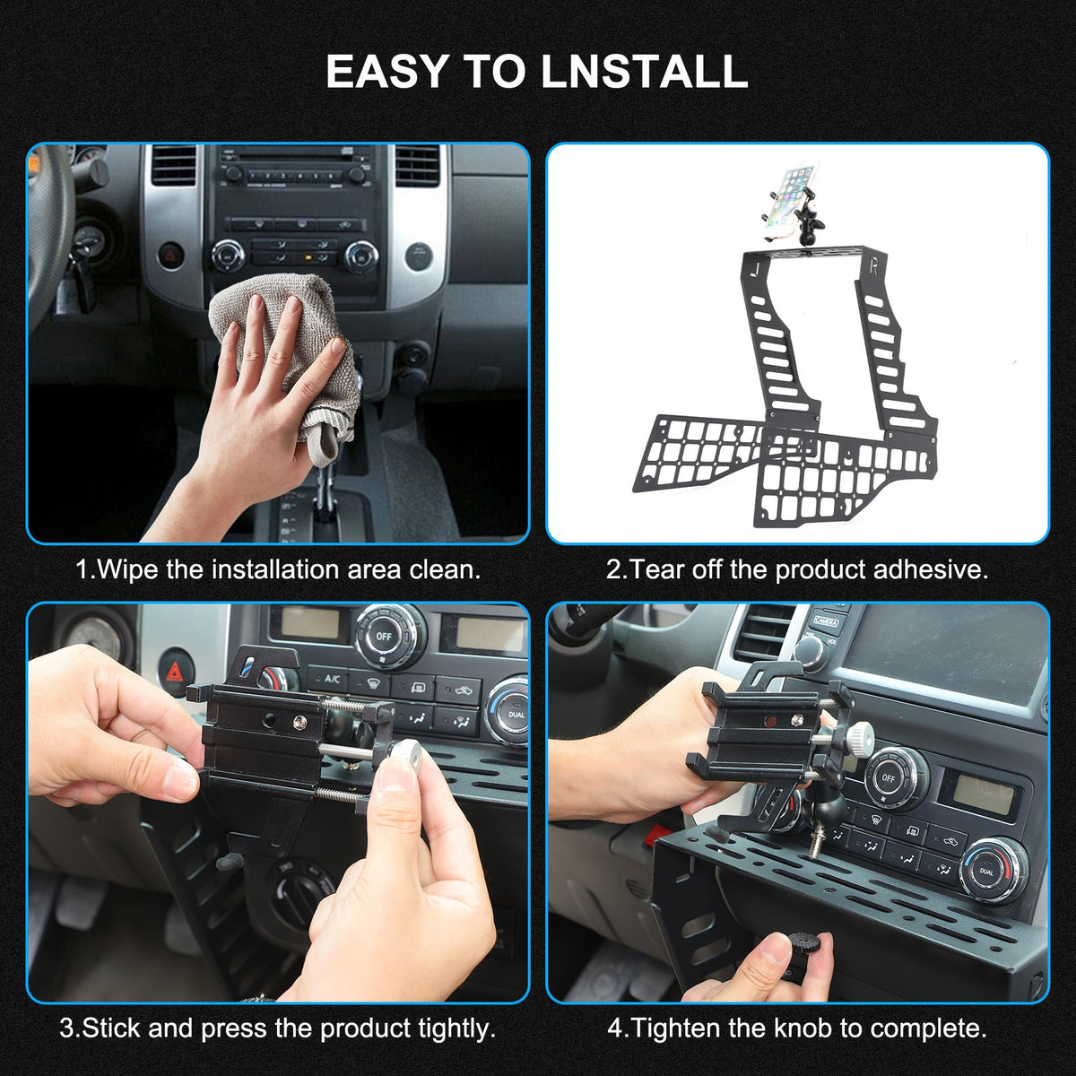Off-Road Center Multi-Function Extension Platform For Nissan Frontier 2009-2017 22