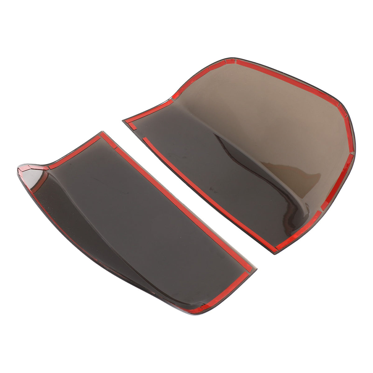 Smoked Black Taillight Lamp Cover Trim Overlays For Honda Ridgeline 2017+ US 15