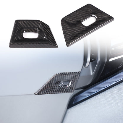 Real Carbon Fiber Dash Side Air Vent Trim Cover For BMW X3 G45 2025+ 19