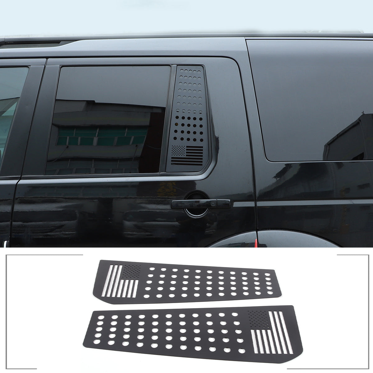 Rear Window Honeycomb Panel Trim For Land Rover Discovery 3/4 L319 2010-2016 US 17