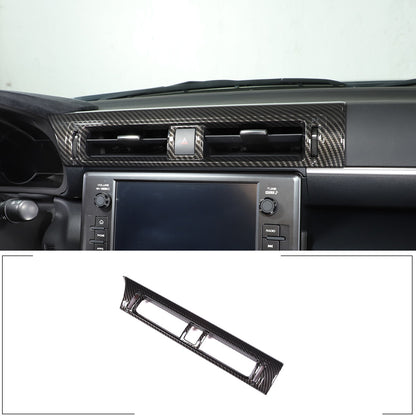 17Pcs ABS Carbon Fiber Interior Center Consol Trim Set For GR86 / BRZ 2022-2025 7