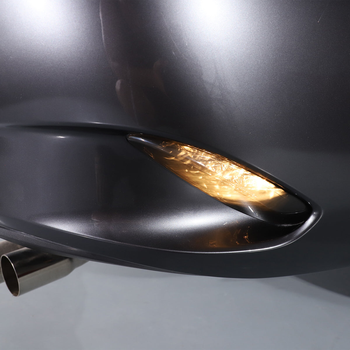 Smoked Black Rear Bumper Fog Light Lamp Trim Cover For Mazda MX-5 Miata 2016-23 8