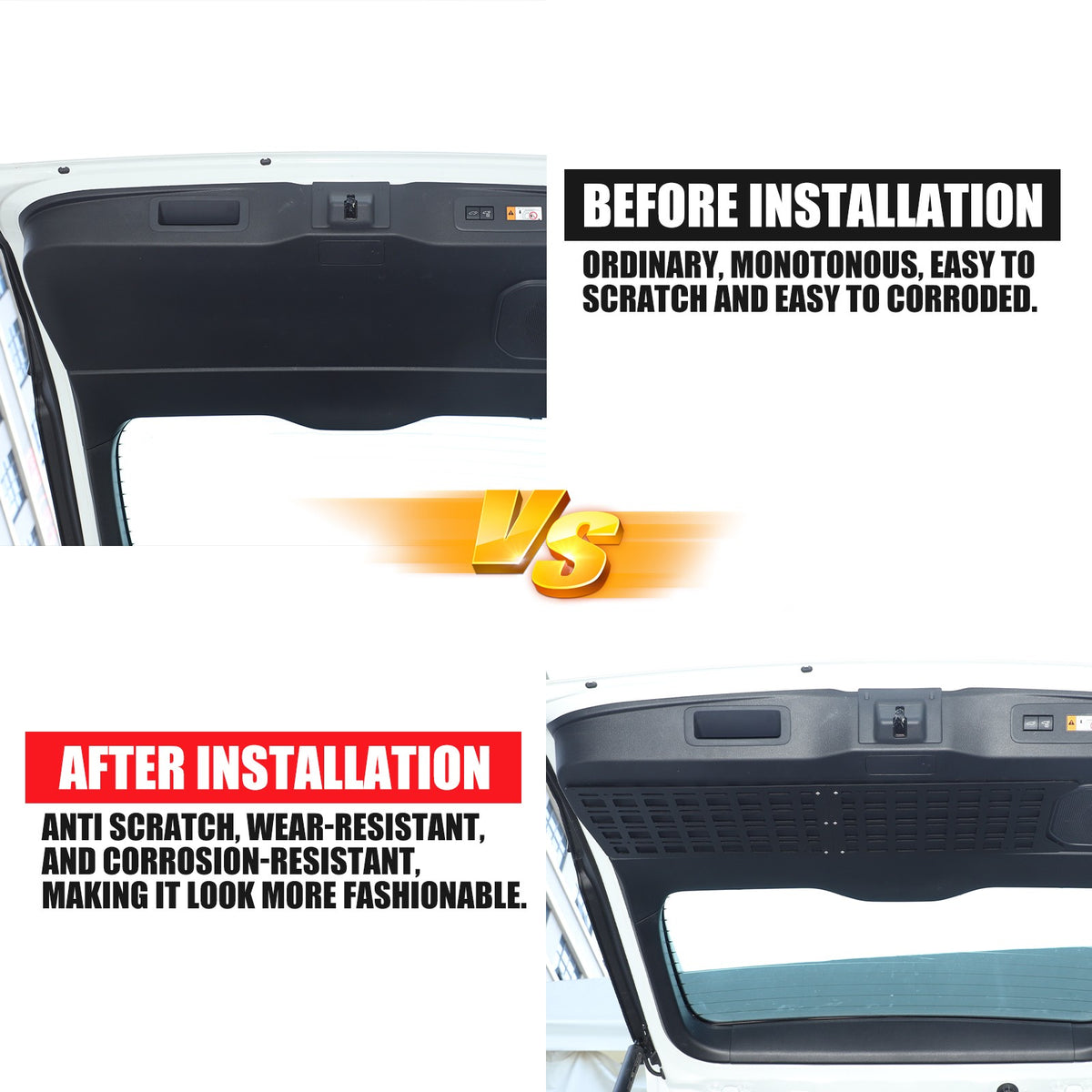 Tailgate Expansion Net Plate Table Molle Panel For Toyota Land Cruiser Prado 24+ 22