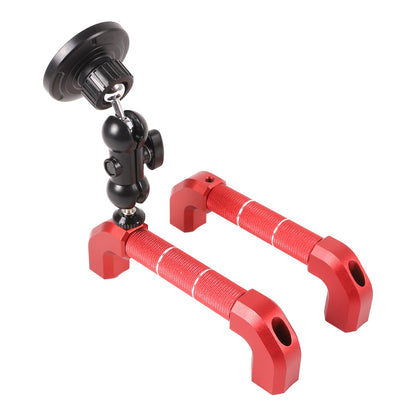 Replace Red A-Pillar Handle W/Phone Mount For LR Defender L316 2004-2018 12