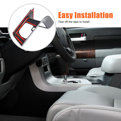 Glossy Piano Black Center Gear Shift Trim For Toyota Tundra/Sequoia 2007-2013 21