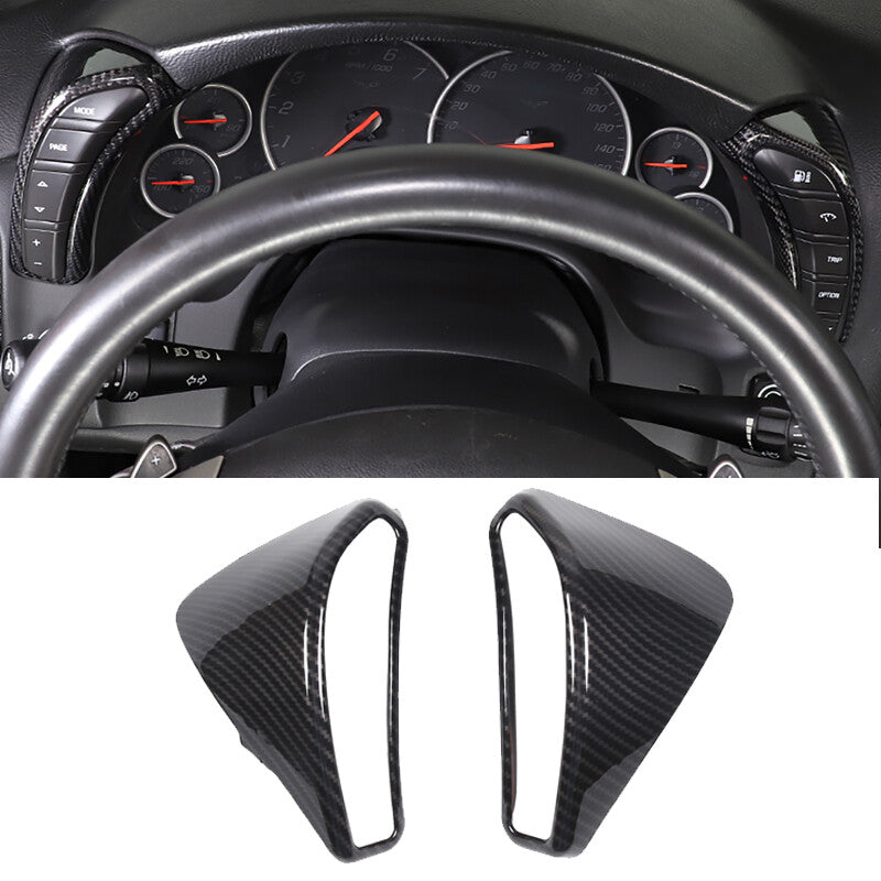 ABS Carbon Fiber Interior Exterior Cover Trim Kit For Corvette C6 2005-2013 33