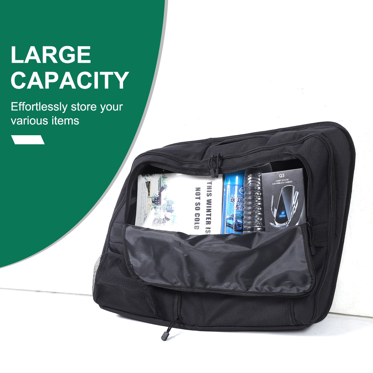 Car Trunk Left Side Window Storage Bag Tool Bag For Honda Pilot 2003-2008 US 3