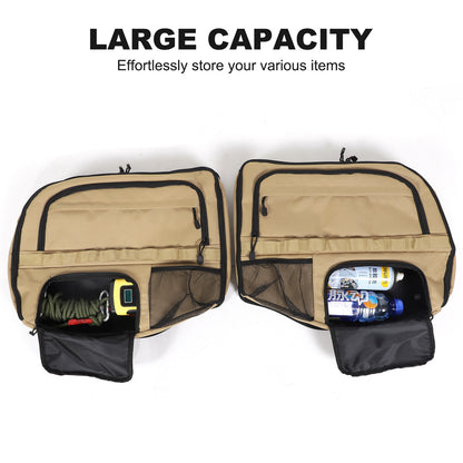 Tailgate Rear Door Cargo Trunk Storage Bag Organizer For LR Defender 2020-24 9
