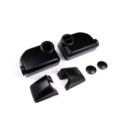 Matte Black Outer Rear View Mirror Cover Trim For Toyota FJ Cruiser 2007-2021 4