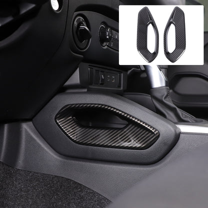 Carbon Fiber ABS Center Console Side Armrest Trim For Nissan Frontier 2022+ 1