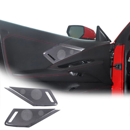 Real Carbon Fiber Interior Trim Cover For C8 Corvette Stingray Z51 Z06 Z07 20-25 89