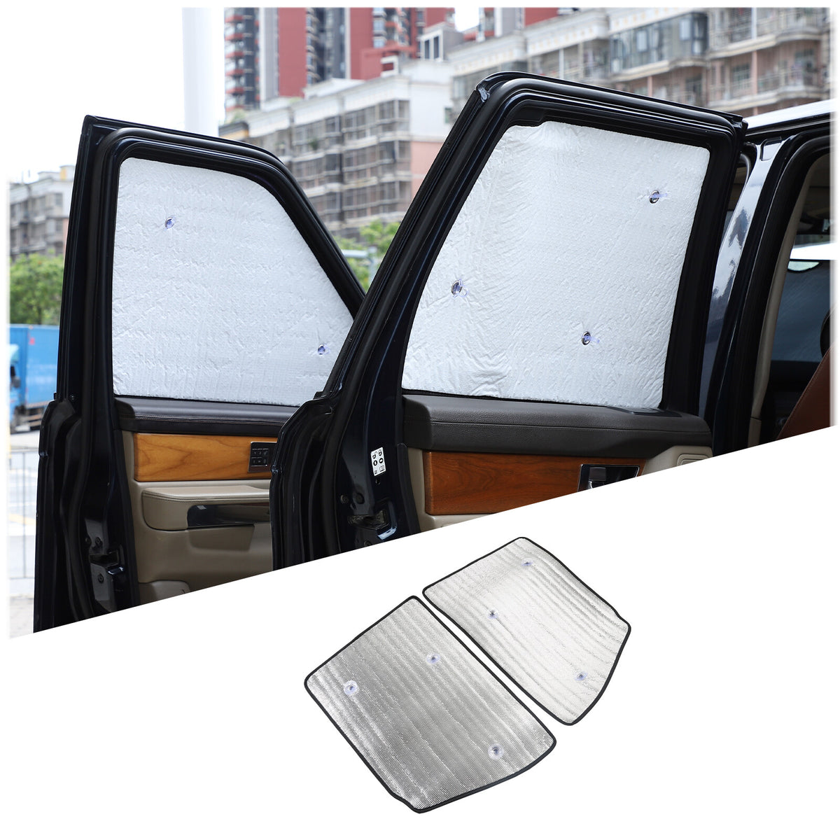 Car Full Window Sunshade Cover Shades Sun Visor For LR Range Rover Sport 2005-13 10