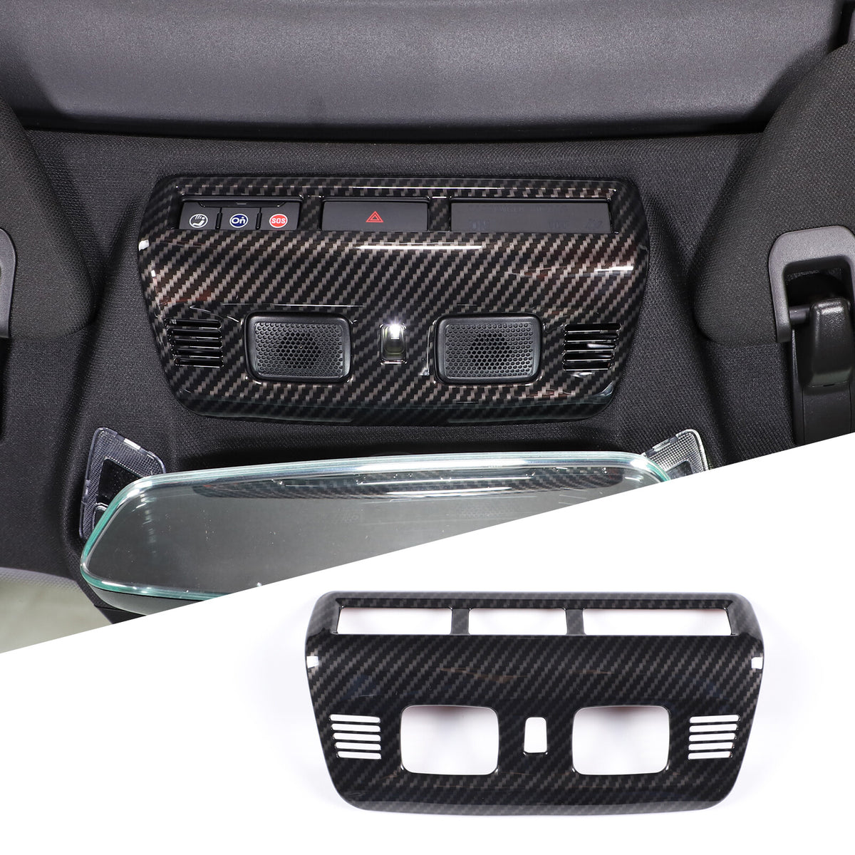 Carbon Fiber ABS Interior Full Decor Cover Trim Kit For Corvette C8 2020-2025 - Styles 21-25 9