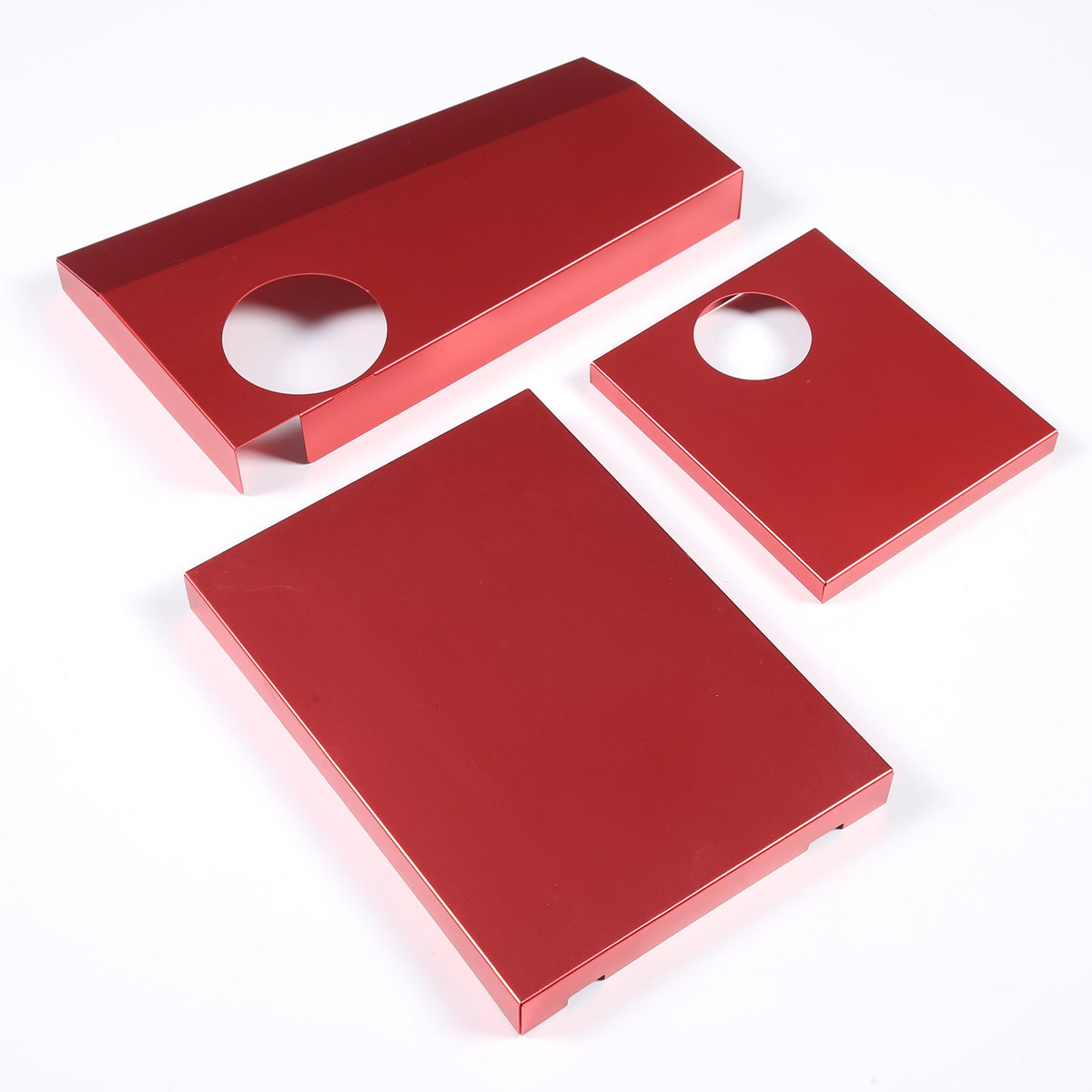 Red Aluminum Engine Coolant Fuse Box Cover For Corvette C7 2014-2019 US 4