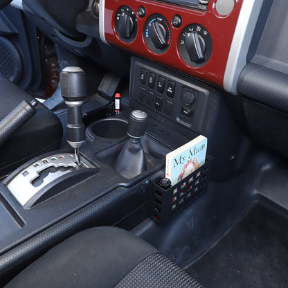 Interior Gear Shift Side Storage Box Two Baskets For Toyota FJ Cruiser 07-21 US 2