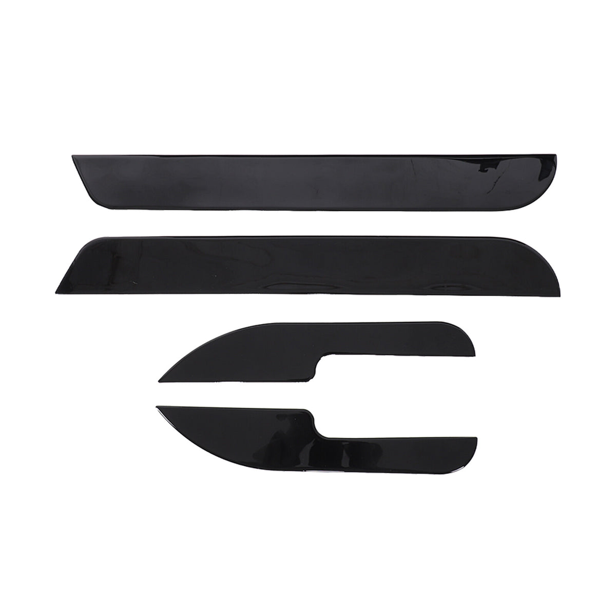 Piano Black Door Interior Anti-kick Panel Trim Sticker for Hummer H2 2003-2007 19