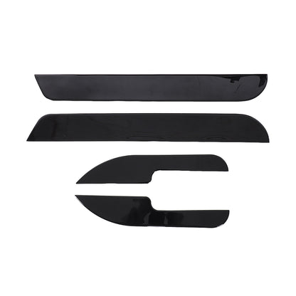 Piano Black Door Interior Anti-kick Panel Trim Sticker for Hummer H2 2003-2007 19