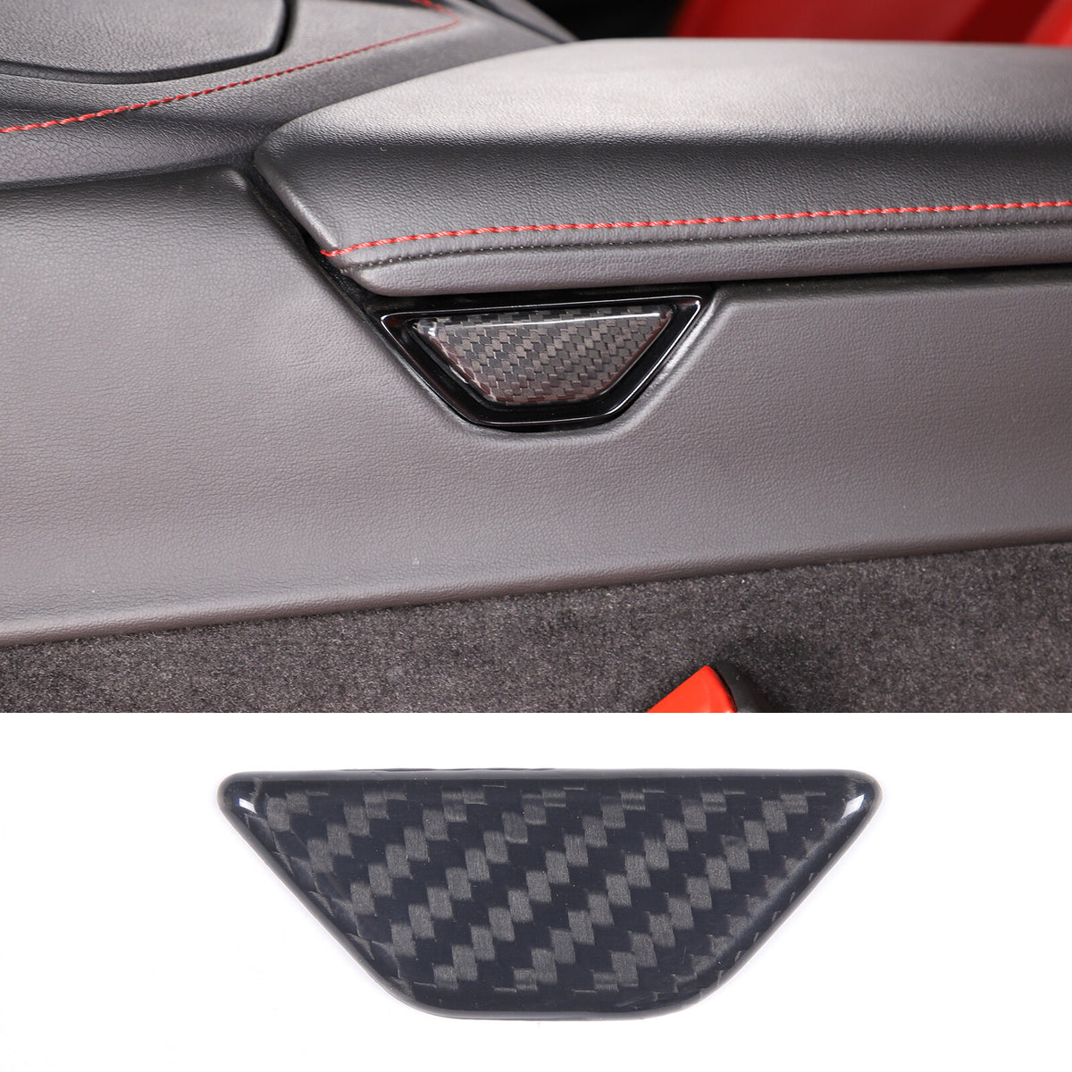 Real Dry Carbon Fiber Full Interior Center Set Trim Kit For Corvette C8 20-25 US - Styles 1-5 33