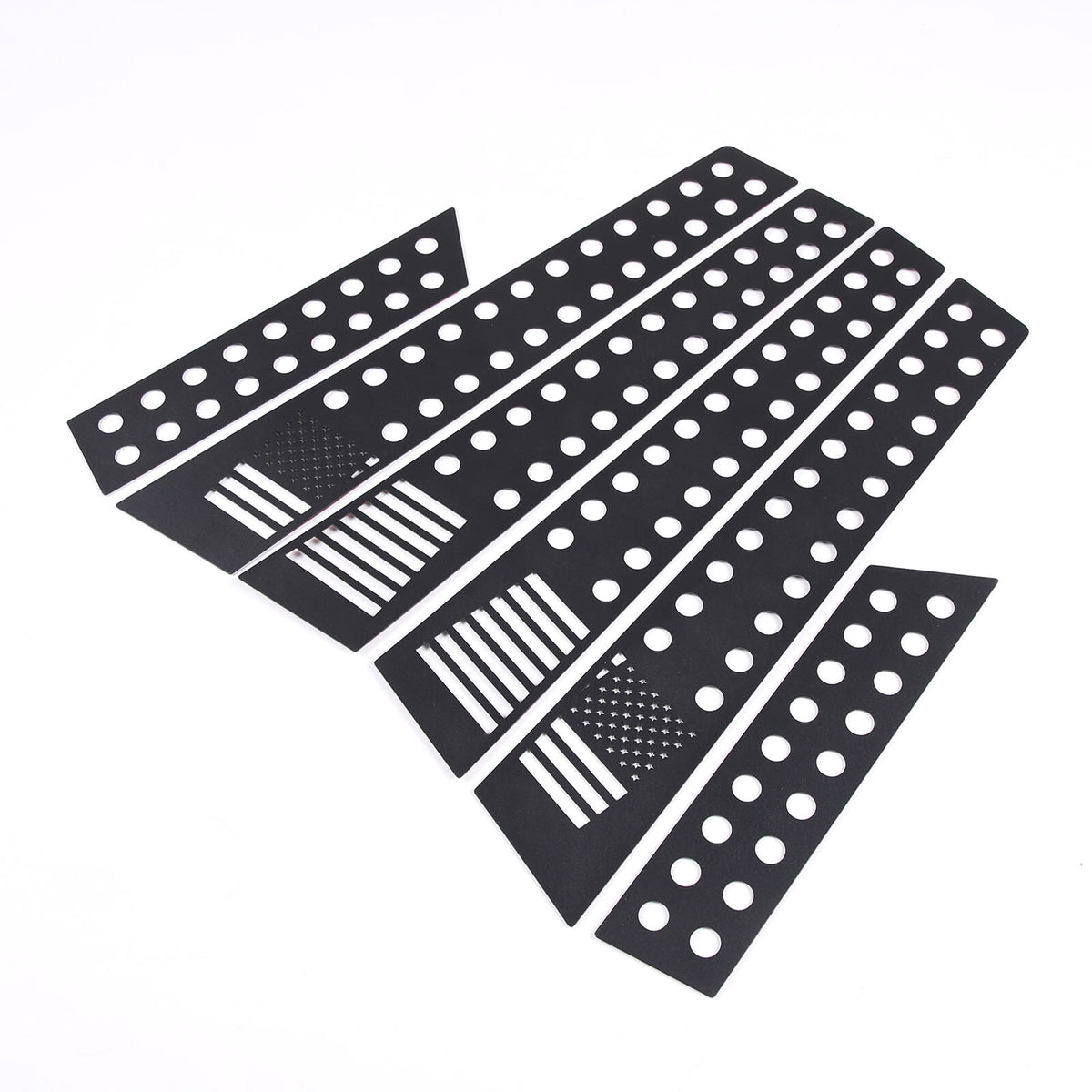 US Flag Alloy Window Center Pillar Trim Panel For Subaru Crosstrek 24+ 14