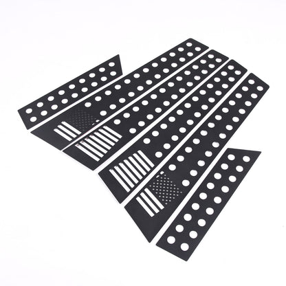 US Flag Alloy Window Center Pillar Trim Panel For Subaru Crosstrek 24+ 14