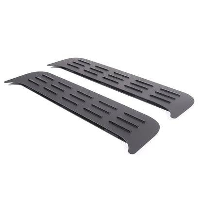 Black Aluminium Alloy Rear Door Window Air Vents Screens For Benz G-class 19-23 4