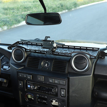 Front Dashboard Tray Storage Box with Phone holder For Land Rover Defender 04-19 9
