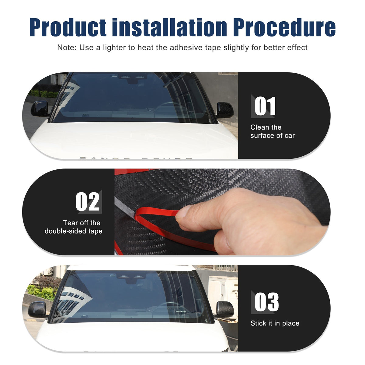 Real Carbon Fiber Side Mirror Cover For LR Range Rover Sport L461 Vogue L460 23+ 4