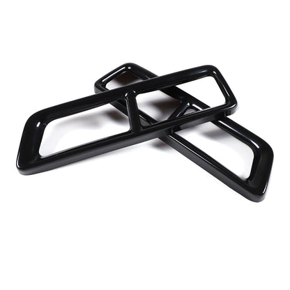 Glossy Black Rear Muffler Tail Pipe Cover Trim For Cadillac Escalade 2021-2024 20