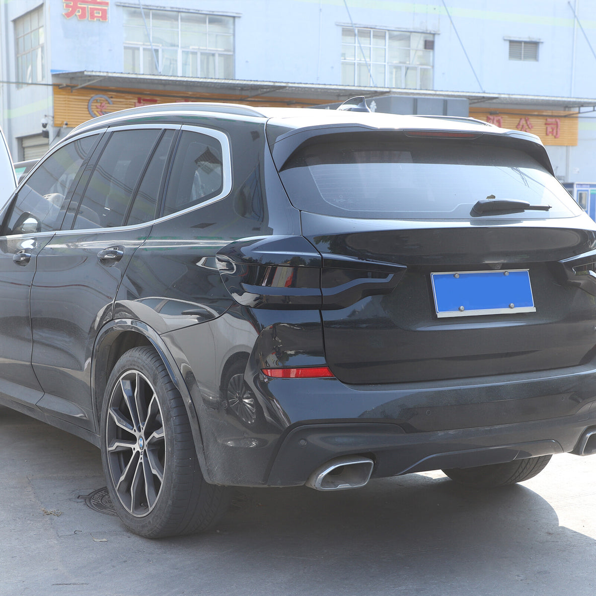 For BMW X3 G01 2018-2021 Smoke Black ABS Rear Tail Light Lamp Guards Cover Trim 14