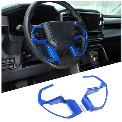 ABS Blue Car Center Panel Trim Interior Accessories For Toyota Tundra 2022-2026 - Variants 6-10 63