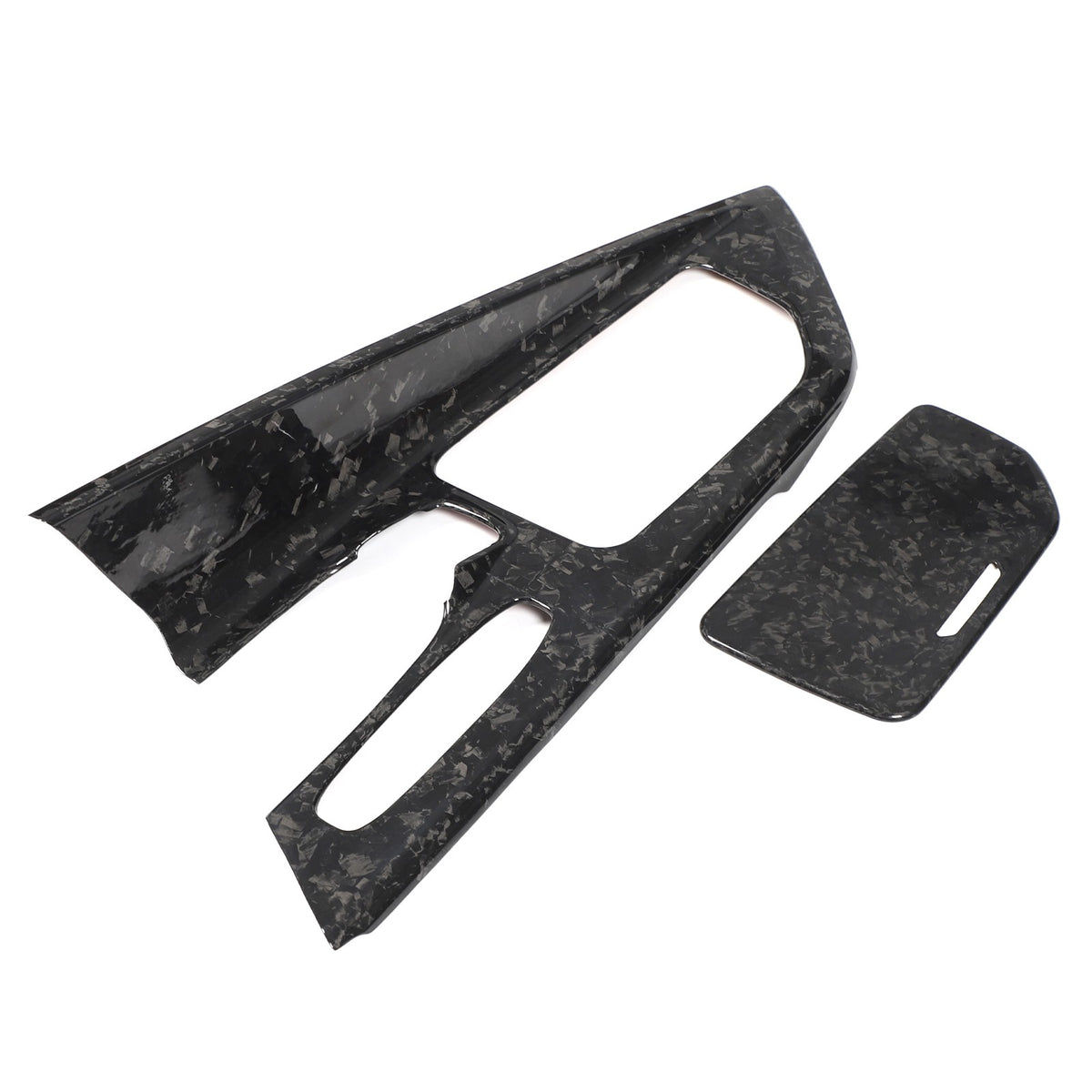 Forged Real Carbon Fiber Center Gear Shift Panel Trim For Corvette C8 2020+ 15