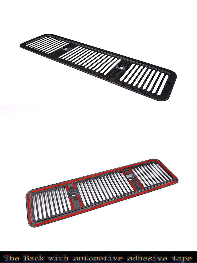 Matte Real Carbon Fiber Hood Air Inlet Vent Trim for Benz G Class W463 2019+ 5