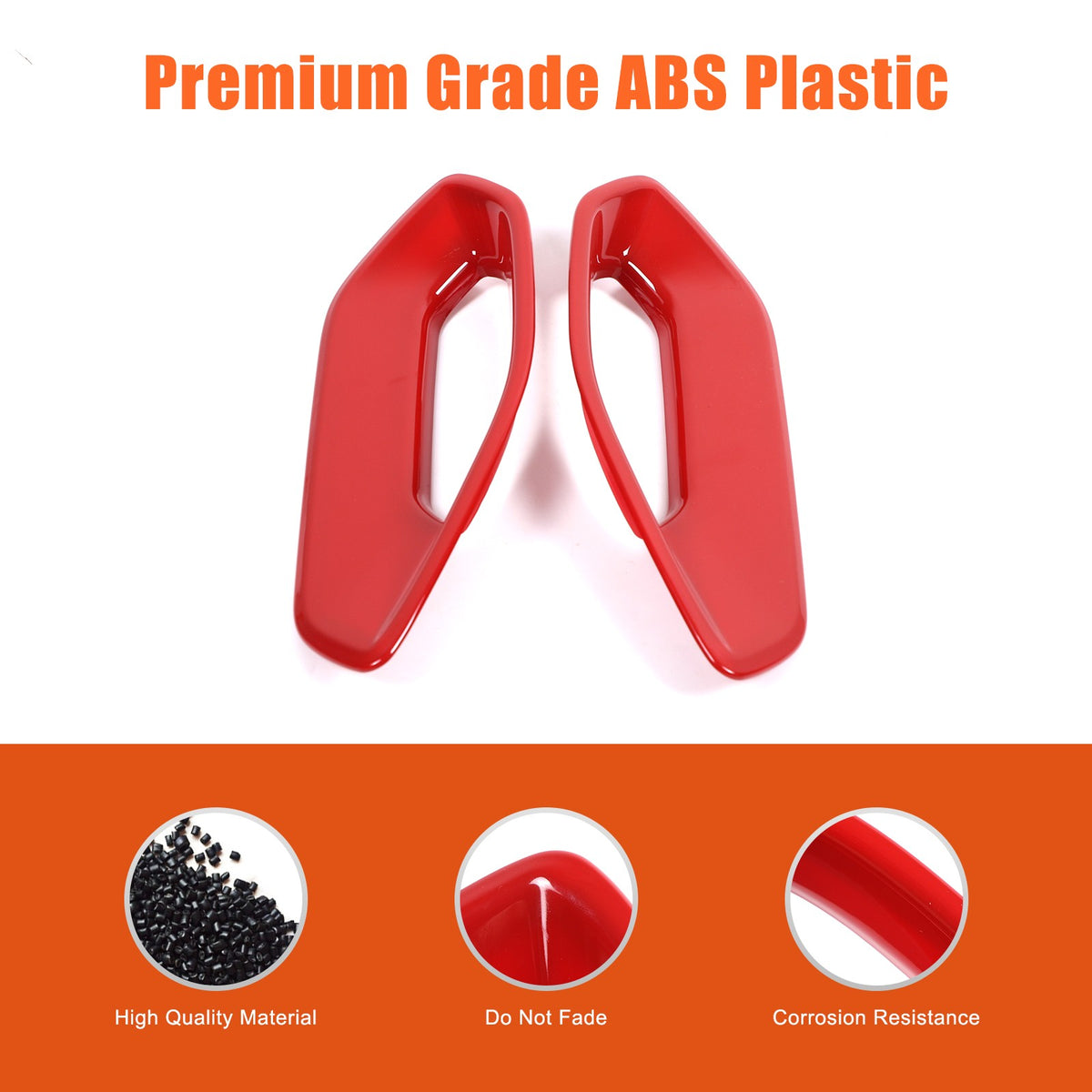 Sport Red ABS Center Console Side Armrest Trim Cover For Nissan Frontier 22+ US 9