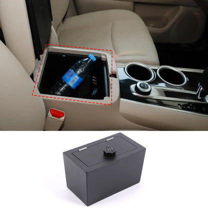 Center Console Safe Gun Storage Lock Box W/ Tray For Nissan Pathfinder 2013-18 13
