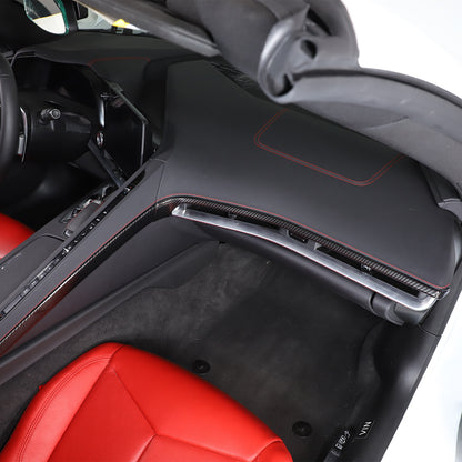 Carbon Fiber ABS Interior Full Decor Cover Trim Kit For Corvette C8 2020-2025 - Styles 21-25 39