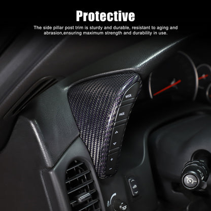 Real Carbon Fiber Interior Dashboard Console Frame Trim For Corvette C6 2005-13 10