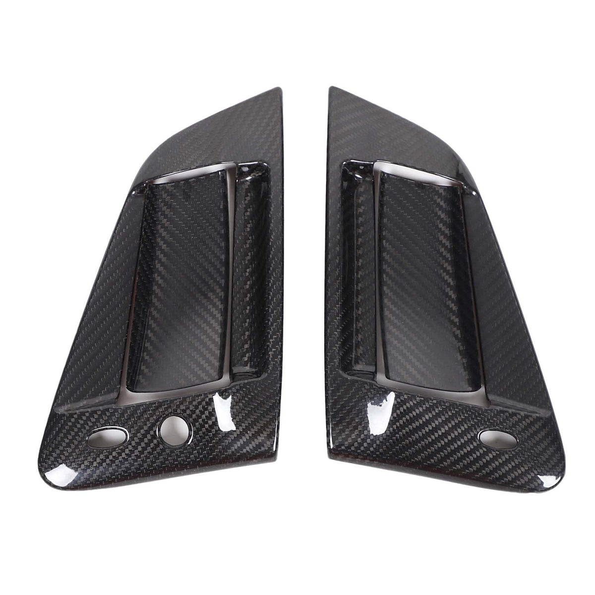 Real Carbon Fiber Exterior Door Handle Cover Bezel For Nissan 370Z Z34 2009-20 14