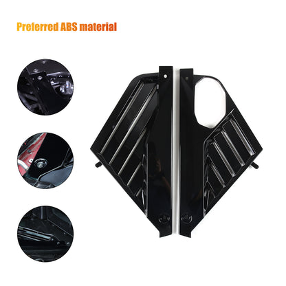Glossy Black ABS Engine Bay Panel Plate Cover Guard For Corvette C8 Z06 2020-26 24
