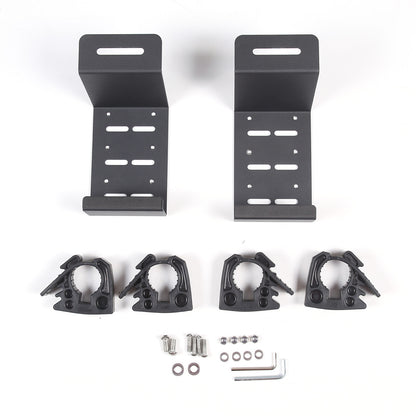 Black Steel Cargo Box Side Rail Tool Mounting Bracket For Ford Maverick 2022 7