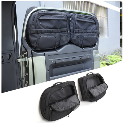 Tailgate Rear Door Cargo Trunk Storage Bag Organizer For Land Rover Defender 20+ 15