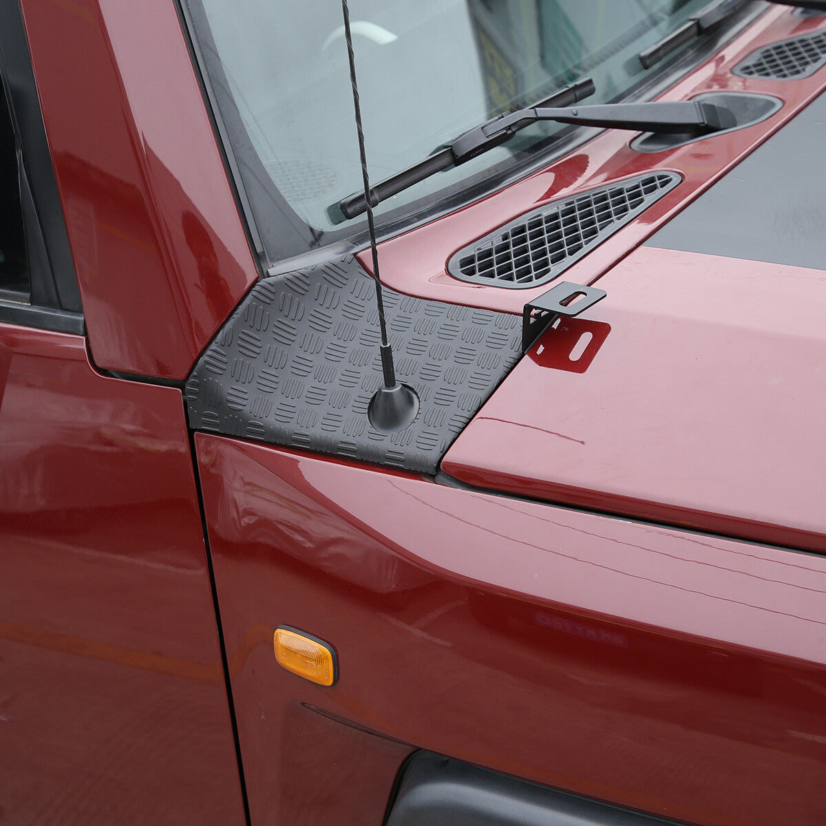 For Toyota FJ Cruiser 07-21 Hood Side Trim Overlay anti-Scratch Resistant Panel 4